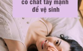 Xà phòng có chất tẩy rửa mạnh không tốt cho vùng kín