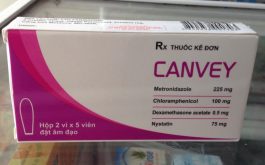 Canvey là viên đặt phụ khoa, dùng trong các trường hợp viêm nhiễm phụ khoa