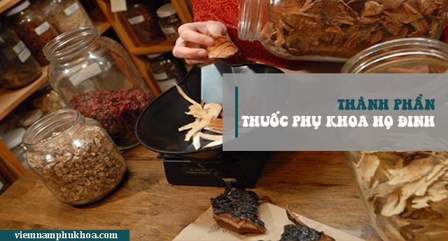 thành phần thuốc phụ khoa họ Đinh