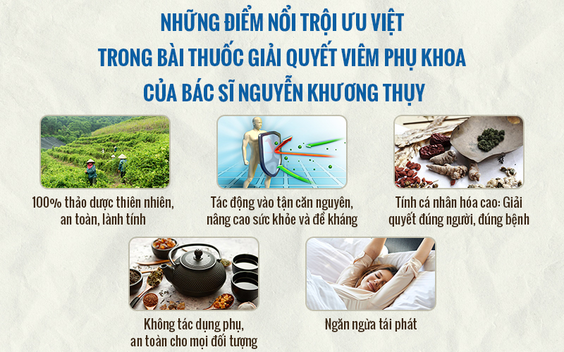 Với những điểm nổi trội ưu việt, bài thuốc đang được hàng ngàn chị em truyền tai nhau điều trị