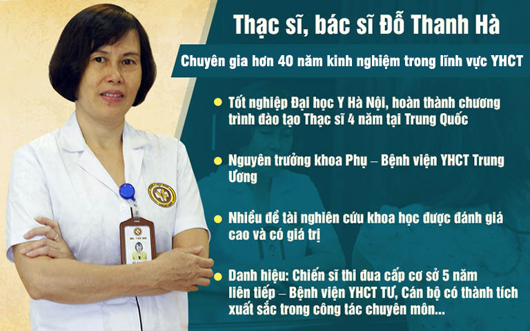 Bác sĩ Đỗ Thanh Hà là một trong những bác sĩ Đông y hàng đầu hiện nay