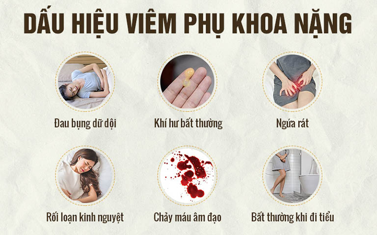 Dấu hiệu viêm phụ khoa nặng