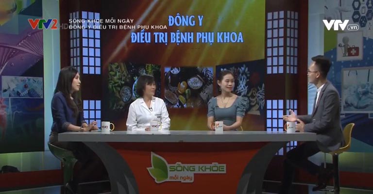 Bác sĩ Đỗ Thanh Hà trong chương trình Sống khỏe mỗi ngày trên VTV2
