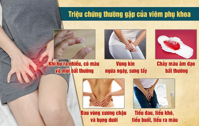 Các triệu chứng viêm phụ khoa điển hình