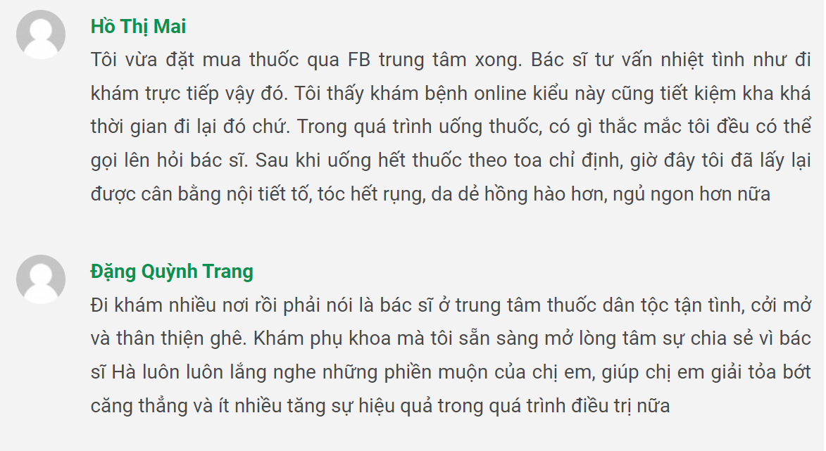 Dịch vụ tại Trung tâm được người bệnh đánh giá cao