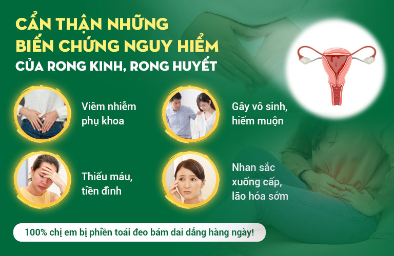 Rong kinh có thể làm tăng nguy cơ vô sinh, hiếm muộn ở nữ