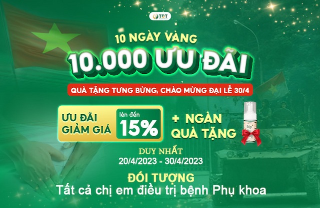 Thuốc dân tộc dành nhiều ưu đãi lớn cho toàn bộ chị em điều trị bệnh phụ khoa tại Trung tâm