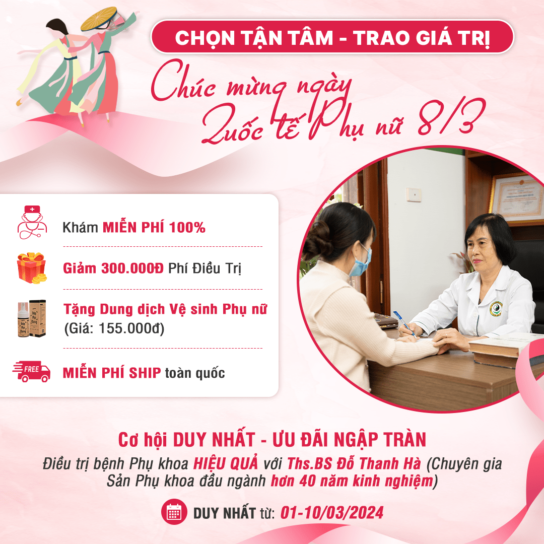 Chương trình ưu đãi 8/3 tại Trung tâm Thuốc dân tộc