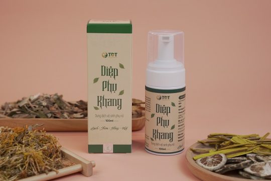 Dung dịch vệ sinh phụ nữ Diệp Phụ Khang hỗ trợ điều trị nấm candida